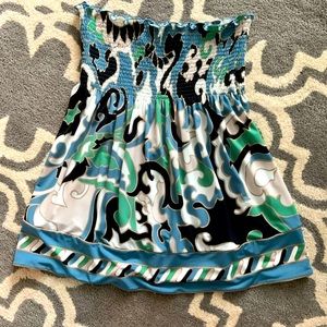 BCBG Maxazria multi strapless top